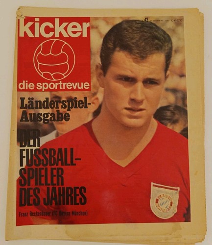 Fussball zeitung kicker 1966 - fussball,