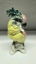 Porzelanfigur Kakadu Skulptur