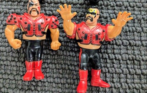 2er set vintage wwf - set, hasbro