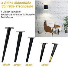 4x Hairpin Legs 40cm