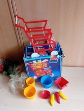 Eco Einkaufswagen ohne Körbe Spielformen Spielzeug Kunststoff Supermarkt Vintage