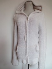 Strickjacke Sweatshirt Hoodie Sweatjacke PUSSY DELUXE S weiß vintage /P