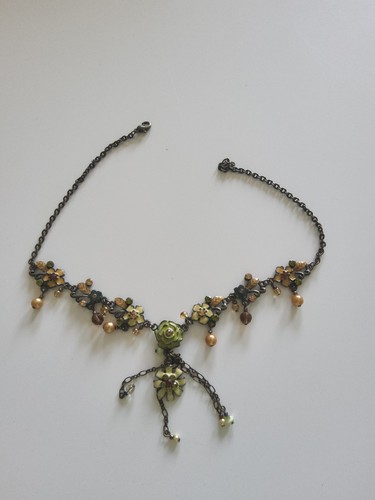 Hals kette collier vintage - collier,