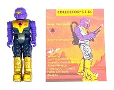 Starcom Action Figuren CAPT. HYDRONE - Robot Drones 2" Figur - 80er Jahre Coleco