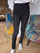 Extravagante geraffte leggings - geraffte,