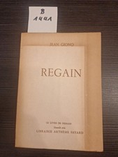 Regain Jean Giono Paris 