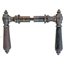 Türdrücker antik Kugel oval Eisen Türklinken alt 17.8mm 8er Vk