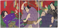 Kunisada kabukitheater - kunisada,