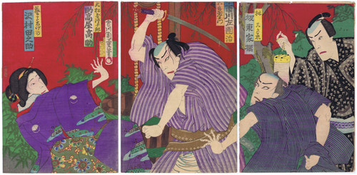 Kunisada kabukitheater - kunisada,