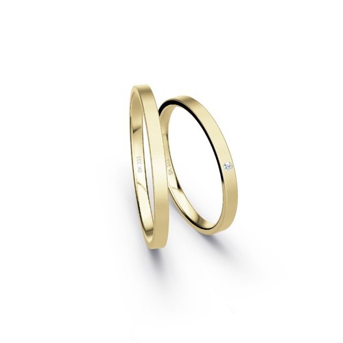 Paar trauringe 333 - 1, gold