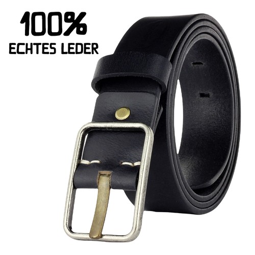 Ledergürtel schwarz herren - ledergürtel,