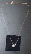 swarovski kette, rosegold, Dazzling Swan-Halskette