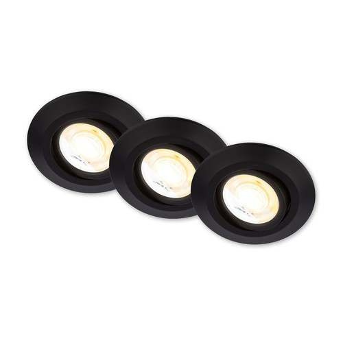 3er set led einbaustrahler - set,