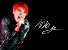 Gerard Way signed Autograph +