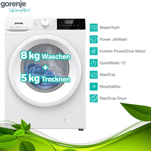 Gorenje waschtrockner 5 kg - 8,