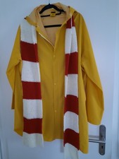 Regenjacke - Regenmantel  mit selbstgestricktem Schal / Gr.  XXL