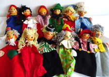 DDR 12 Handpuppen Holz Kasperl