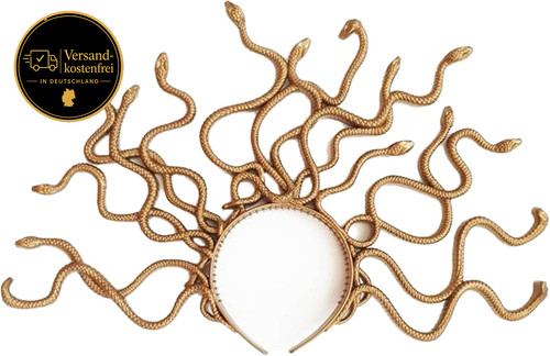 Haarband mit medusa schlange - haarband, medusa-schlange