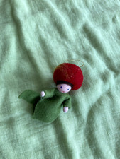 Apfel Püppchen Blumenkind,  Jahreszeitentisch,Handarbeit,Waldorf