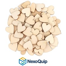 Holzherzen Streudeko Hochzeitsdeko Geburtstag Geschenk Anhänger Basteln 100 S...