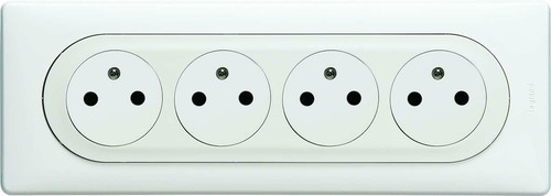 Vierfache legrand steckdose - legrand-steckdose, +