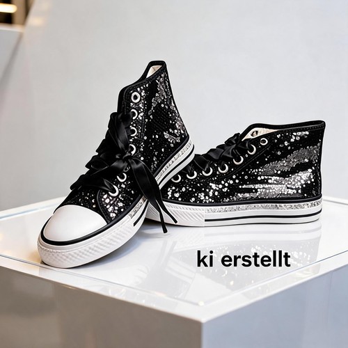 Damen sneaker glitzer - sneaker,