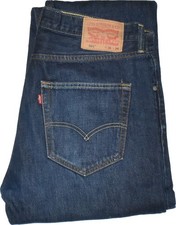 Levi's ®  501  Jeans  W36 L34  Blau  Vintage  Used Look  Dark Blue