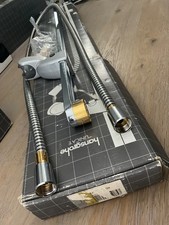 Hansgrohe Unica’E  Brausestange + Schlauch, in chrom - gold 90er Jahre