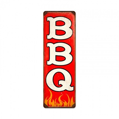 Barbeque blech schild 61cm usa - barbeque,