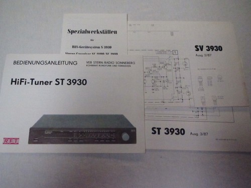 Rft hifi tuner st3930 - rft,