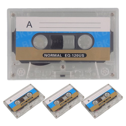 Stück leere audiokassetten - 4,