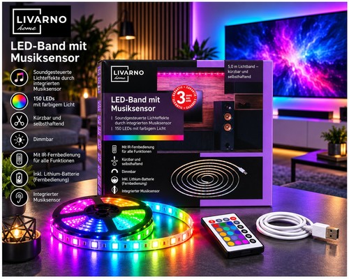 Led band backlight tv - 5m,