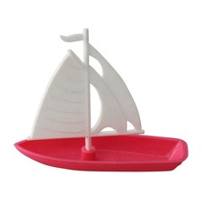 Kleines segelboot pink weiß - segelboot,