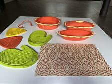 SILICONEZONE Design Silikon Backset, Backform Set, Backunterlage, Ofenhandschuhe