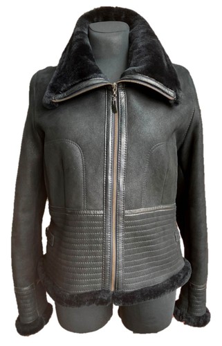 Damen lammfelljacke lederjacke - lammfelljacke,