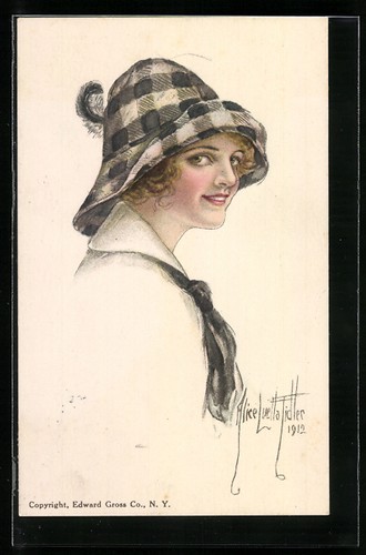 Künstler alice luella - künstler-ak,