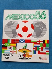 Panini WM/WC Mexico 86 sehr gutes teilgefülltes Album(403/427) mit Maradona