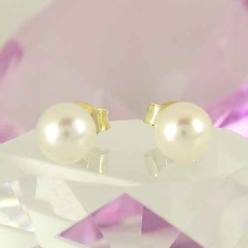 Akoya ohrstecker 585 gelbgold - akoya,