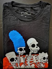 THE SIMPSONS TREEHOUSE OF HORROR "GLOW IN DARK" SHIRT "S" - NEU - USA 