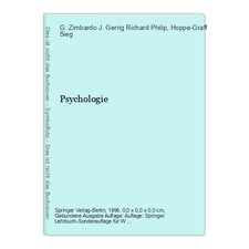 Psychologie Philip, G. Zimbardo J. Gerrig Richard und Hoppe-Graff Sieg: