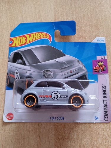 Hot wheels fiat 500e grau - fiat, ovp