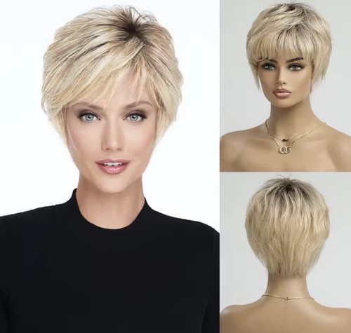 Echthaar perücke ombre - echthaar, blond