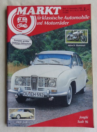 Oldtimer markt heft 1986 - oldtimer,