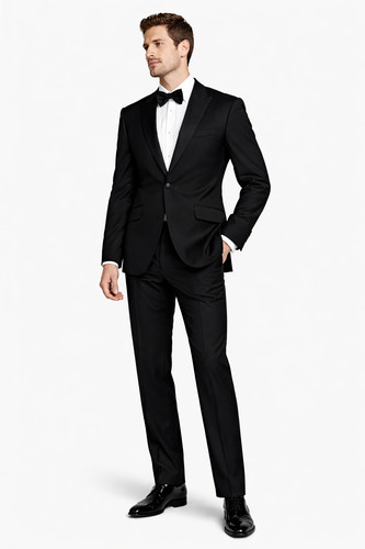 Black piece dinner suit - dinner, peak
