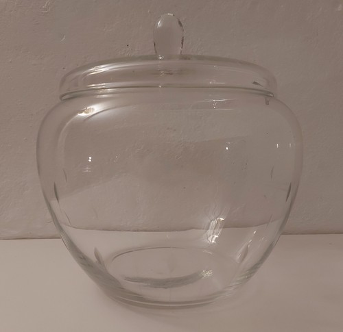 Vintage glas bowle topf fein - bowle,