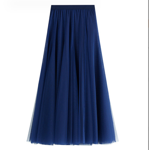 Damen langrock boho tutu tüll - langrock,