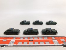 6x Wiking H0 1:87 Modell Mercedes-Benz MB 220 Polizei Blaulicht NEUW #DX351-0,5