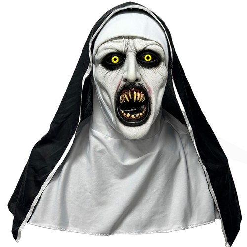Halloween nonnen maske - halloween,