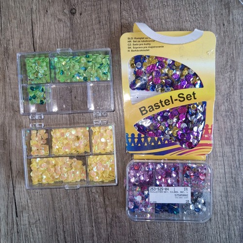 Pack boxen bastelpailetten - 4,