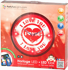 Wanduhr Rot 30cm Quarz  Analog